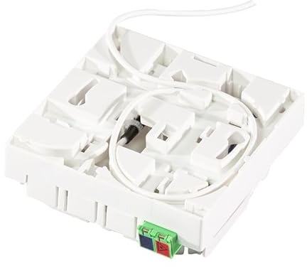 Logilink 071627 Optische Glasfaser Abschlussdose FTTH 1x LCD/APC mit Anschlusskabel 30m Beige