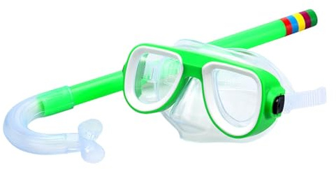 rockible Schnorchelset für Kinder, Taucherbrille, Tauchermaske und Schnorchel, Schnorchelmaske zum Tauchen, Wassersport, Alter 3–7 Jahre, Kinder, Jungen,