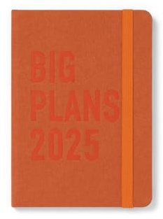 Letts of London Big Plans Terminplaner 2025, A6, Wochenansicht, Rost