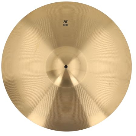 Focket Crash Becken, 14 Zoll, 18 Zoll, 20 Zoll, Traditionelles Messing Trash Crash Becken mit Löchern, Knackiges Messing Jazz Drum Becken für Professionelle