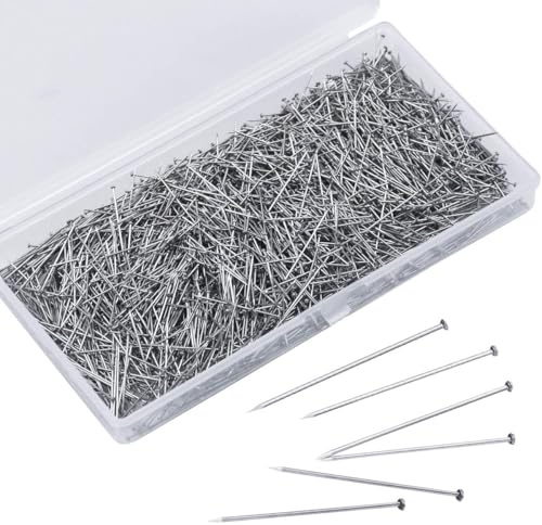 2000 Stück pro Karton Stecknadeln Ohne Kopf, 26mm Stecknadeln aus Edelstahl, Stecknadel Wird Zum Nähen und für Andere Handarbeiten Verwendet