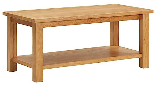 Tables-Accent Tables-Coffee Tables-Coffee Table 110x55x40cm Massives Eichenholz