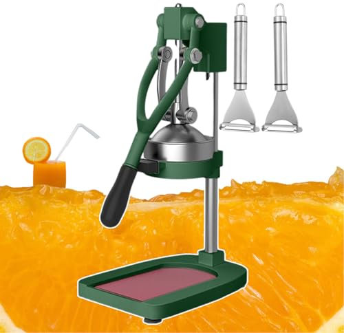 forplubossmmp Presse-Agrumes Manuel, Presse-Fruits Et Broyeur, Presse-Agrumes Manuel, Extracteur De Jus d'orange pour Une Utilisation Professionnelle dans Les Restaurants Ou À La Maison,Green