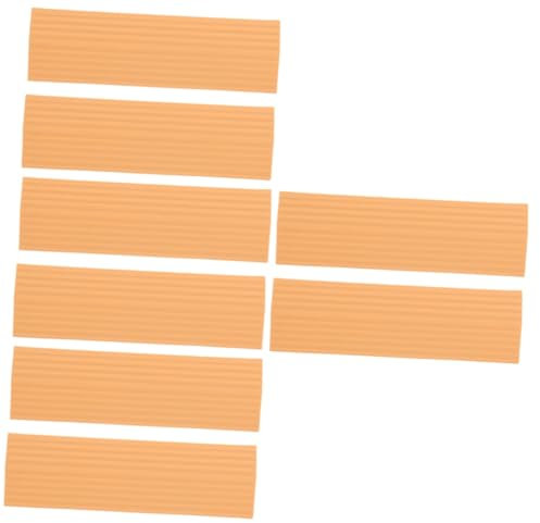 iplusmile 4 Sätze Trittmatte Vschwellenrampe Treppe Bordstein Autoservice-Rampe Griff Vakuumrampe Tür Laderampen Für Transporter Schwellenrampenpolster Stufenrampe Orange Plastik 2 Stück * 4