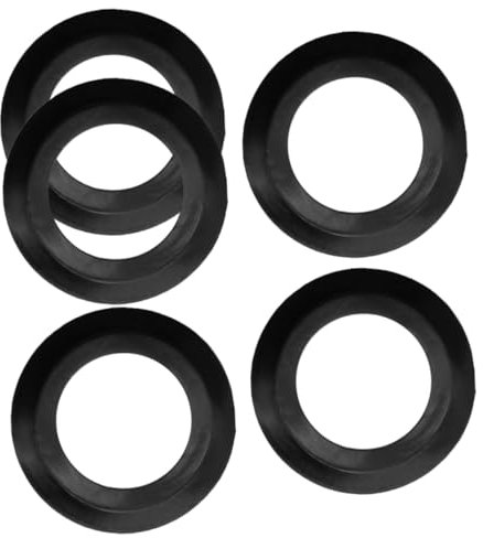 HOMSFOU 5stücke Teiliges Gummi Dichtung Für Spülbecken Abflusskorb Dichtungsringe Für Waschbecken Ablaufsieb Einfache Installation Und Auslaufsicher Ersatz Für Küchenspüle Verschluss