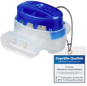 Genisys Kabel Verbinder kompatibel mit Parkside PMRA Smart PMRDA 20 V Draht Reparatur Verbindungsklemmen Mähroboter - wasserdicht - Original 3M, Inhalt:5x314