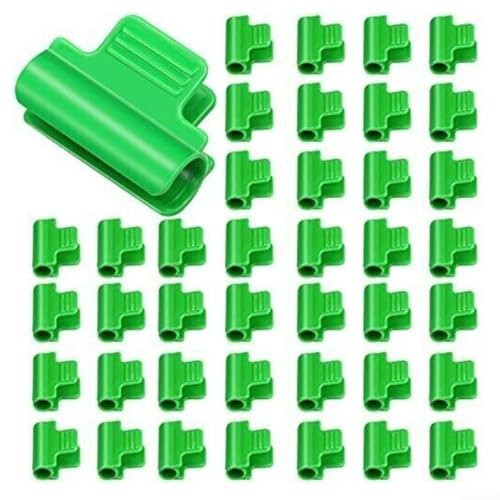 4050 morsetti per serra per il collegamento di coperture in plastica in giardino (40 pezzi 20 mm)