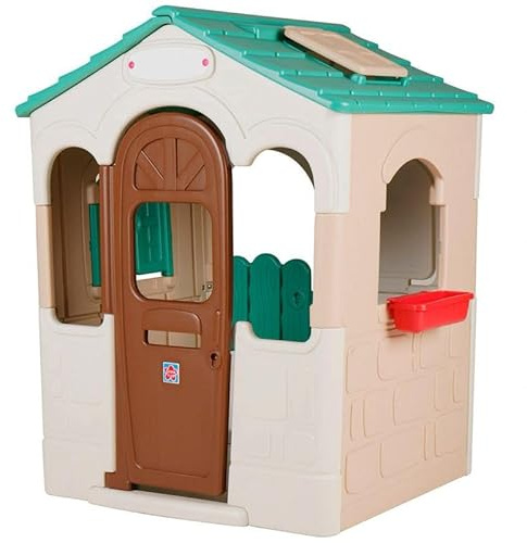 Casetta da giardino bambini Casetta per bambini Country Premium| Casetta da giardino per bambini dai 2 anni in su | Resistente e durevole 106 x 123 x 126 cm Qualità Premium Novità 2025