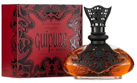 JEANNE ARTHES - Eau de Parfum Femme - Guipure & Silk - Floral & Fruité -Amande Douce & Coco - Fabriqué en France à Grasse - Cadeau femme - 100 ml