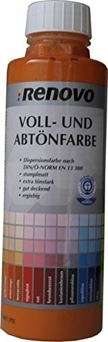 Renovo Voll- und Abtönfarbe - Terracotta 2101 0,5 Liter Matt