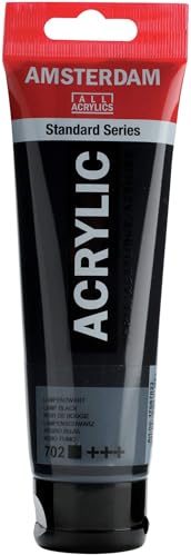 Amsterdam 17097022 ACRY.Lampe SCHWARZ, Rußschwarz, 120 ml (1er Pack), 120 Milliliter