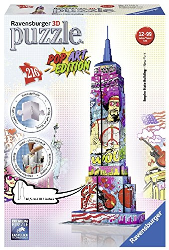 Ravensburger Pop Art Edition (Puzzle), Empire State Building: Erleben Sie Puzzeln in der 3. Dimension