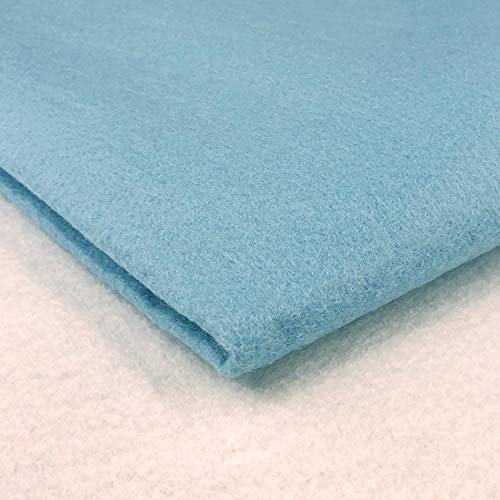 Bastelfilz hellblau, 152,4 cm breit, Meterware