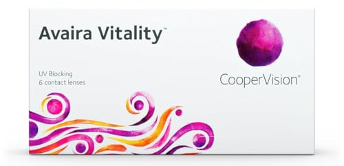 Coopervision Avaira Vitality spheric, Monatslinsen weich, 6 Stück / BC 8.4 mm / DIA 14.2 mm / -2.75 Dioptrien