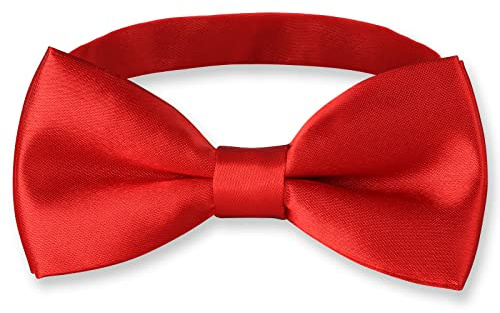 BOWKITE Adjustable Boys Kids Bow Tie Solid Pre Tied for Wedding Party Dress up