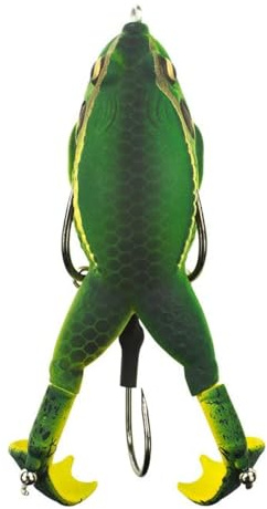 Lunkerhunt Herren Prop Frog Fishing Lure Frosch-Angelköder zum Barschangeln