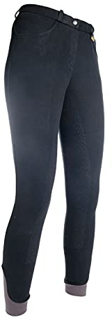 HKM Kate Pantaloni da Equitazione Nero 36