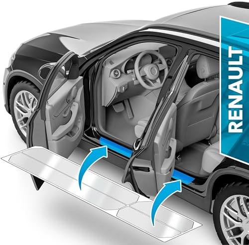 uProtect Auto Einstiegsleisten Schutz für Renault Captur II I 2020-2026 - Schutzfolie Autotür Zubehör Zierleisten Lackschutzfolie Transparent