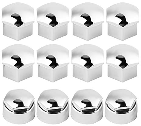 Tuerca de Rueda Cubierta de Llanta, 20 Piezas Tuerca de 17 Mm Rueda de Automóvil Cubo Automático Protección de Tornillo Tapa de Cubierta Antirrobo, Kit de Tapa de Rueda Tapa Central Cubierta(gris)