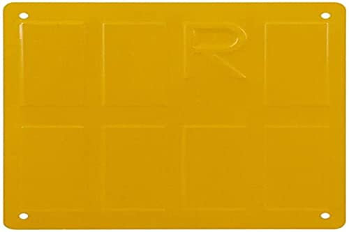 Lampa 19899 Targa provvisoria per rimorchi agricoli e Macchine operatrici trainate - 165x165 mm