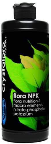 Flora NPK - Liquid Macro Nutrient Fertilizer for Aquarium Plants (Nitrate, Phosphate, Potassium) - Boosts Growth and Color in Freshwater Tanks - Part of the Flora Nutrition Series - 16.9 fl oz