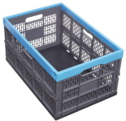 Gies Klappbox 45l, BPA frei blau-grau - Made in Germany