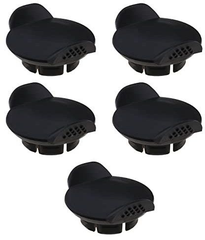 eMagTech 5 Piezas Encendedor de Cigarrillos Tapa de Enchufe de 12V Tapa de Toma de Corriente 21 Mm Tapa Impermeable A Prueba de Polvo Accesorios de Repuesto para La Mayoría de Los Vehículos Negro