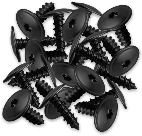20Pcs Screw Bolt Retainer,Auto Car Body Engine Cover Torx Screws Fender Liner Clips Wheel Arch Inner Hexagon Liner Splash Shield Guard for Bumper Undertray Screws Engine Cover Undertray (20)