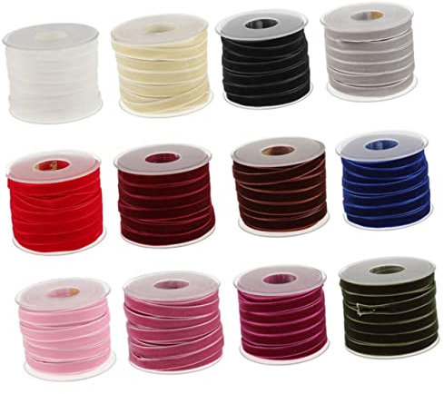 STOBOK Yards Nicht Elastischem Stoffband Für Beflockungsband Geschenkband Diy-plüschbänder Kleidungszubehör Und Heimwerkerbedarf Lila