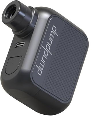 dwndpump Mini pompa per Bicicletta, Pompa per Bicicletta Portatile 100PSI, Pompa per Aria Elettrica per Bici da Corsa Portatile, con Valvole Presta e Schrader, Accessori Bici da Corsa(Senza manometro)