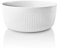 Eva Trio | Legio Nova Schale 3,75 l | Elegante Porzellanschale aus der Serie Legio Nova mit dezenten, dekorativen Rillen an der Außenseite | White