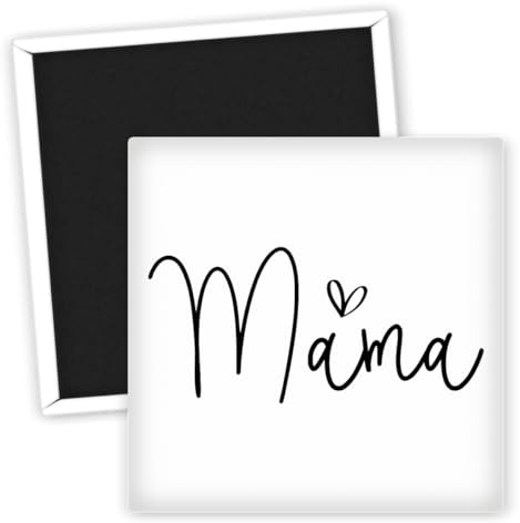 Mama Kühlschrankmagnet mit liebevollem Spruch - Originelle Kühlschrankmagnete - Deko für den Kühlschrank - Geschenk für Mama - Emotionale Geschenke - Sprüche Magnete - Bunte Magnete