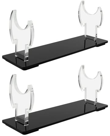 Eleganter Schwerter-Präsentationsständer aus stabilem transparentem Acryl für Schwerter und Lichtschwerter mit festem Clip