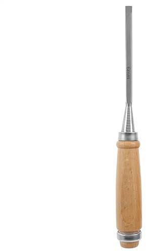 Scalpello Da Legno In Acciaio 6MM Robusto Scalpello Piatto Per Intaglio Del Legno In Acciaio Professionale Per Lavori Di Falegnameria E Intagl io Resistente Strumento Di Precisione