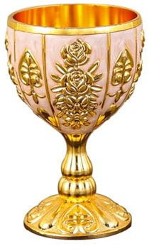 Fcuajdkq A Vaso de Licor Doméstico de Alta Gama de 30 Ml, un de Adornos Vintage de Copa de Cóctel Anticaída con Personalidad de Alto Valor