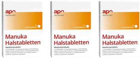 Manuka Halstabletten zuckerfrei zum Lutschen von apodiscounter 3x24 stk