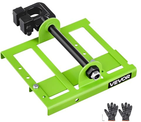 VEVOR Vertikal träskärguide 5–15 cm mini motorsåg gruminett, litet rörligt sågverk i gjutjärn, bärbart motorsågstillbehör, skärverktyg för byggare och snickare