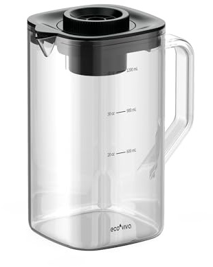 Ecoviva MATE 5 5H Glas-Teekanne für MATE5H MATE5 Auftisch UV Umkehrosmoseanlage Osmoseanlage Trinkwasser Wasserfilter