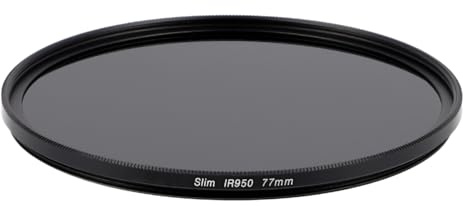 ayex 950 nm IR Filtro a infrarossi 77 mm – Fotografia a infrarossi Extreme per fotocamera e obiettivo