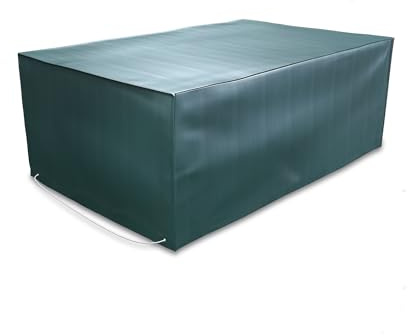 Kronenburg Schutzhülle Gartentisch Abdeckhaube, Grün, 70 x 180 x 120 cm - Abdeckung für Gartenmöbel