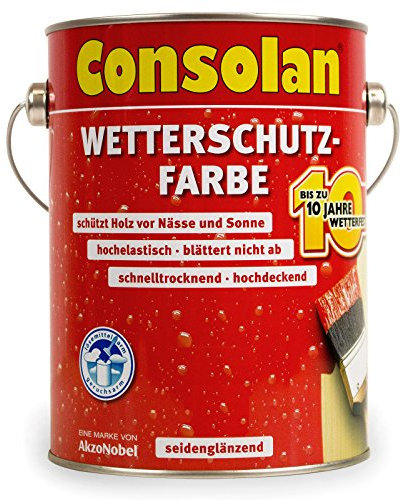 2,5 Liter Consolan Wetterschutzfarbe Weiss