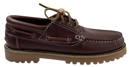 Benavente – Náuticos de Piel Clásicos para Hombre| Zapatos Náuticos con Cordones para Hombre | Suela Antideslizante | Estilo Elegante | para Uso Diario, Otoño e Invierno