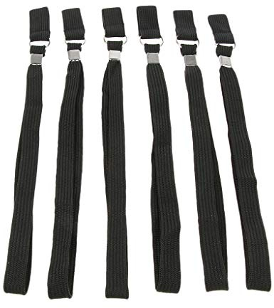SDENSHI 6 Lot de Cannes de de Marche élastiques Anti-perte Sangles de Poignet Clip Ceinture Bande Aide à La Poignée