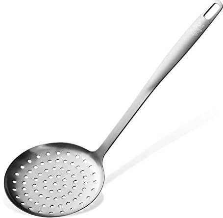Stanley Rogers – Schaumlöffel aus rostfreiem Edelstahl – Abseihlöffel in satinierter Optik – Spülmaschinenfestes Küchen Zubehör