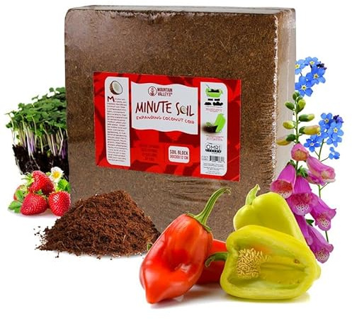 Minute Soil Block - Coco Coir - Compressed - Blocks & Bulk (1 Block)