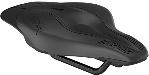 SQlab Unisex – Erwachsene 613 Ergowave R Carbon Triathlon Fahrradsattel, Schwarz, 13 cm