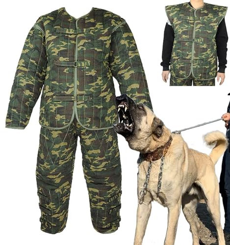 FANYING Hundetrainings-Schutzkleidung, professioneller großer Körperschutzanzug, Polizeihundetrainingsjacke und -Hose mit abnehmbaren Ärmeln