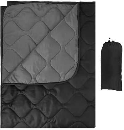 Qumiuu Daunen-Campingdecke, wasserdichte Campingdecke | Große Outdoor-Reisedecke - Kaltes Wetter, multifunktionale Rucksackdecke für Reisen, Flugzeug