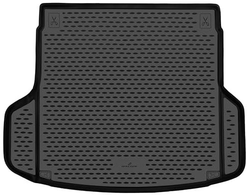 Walser XTR Kofferraumwanne für Hyundai i30 (PDE) 03/2017-Heute, 100% passgenaue Antirutschmatte Auto, Kofferraum Schutzmatte, Auto Gummimatten