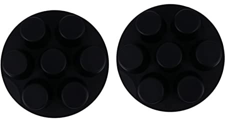 BEBEMOKO 2piezas Tazas De Para Muffin y Pastel Compartimentos Accesorios Para Freidora De Aire Para Repostería Casa